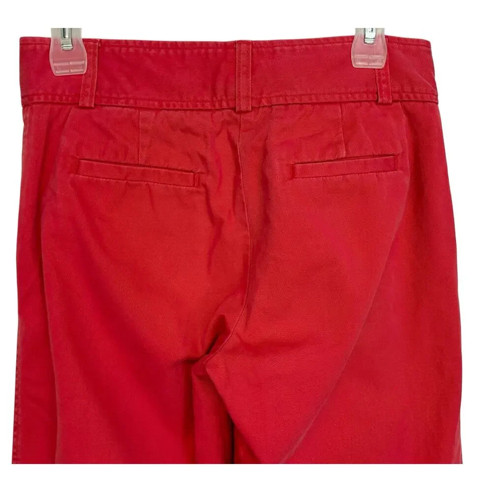 J. Crew Vintage Y2K Favorite Fit Bootcut Jeans Red 68370 Size 2